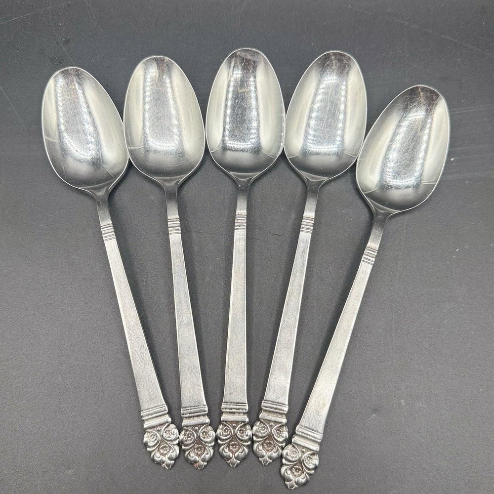 Set of 5‎ Vintage Stanley Roberts HIGHMONT Tablespoons Japan Stainless Flatware